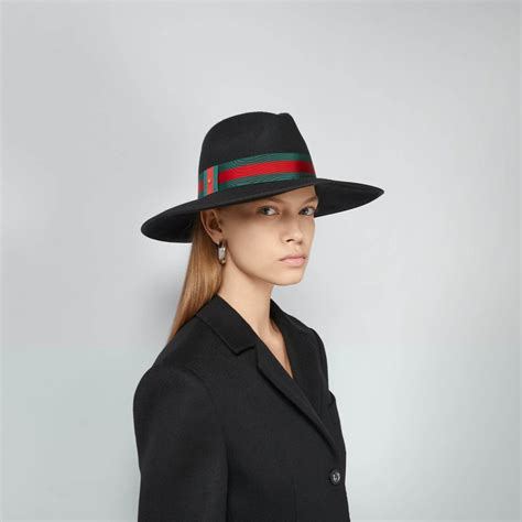 gucci felt wide hat|Felted wool wide.